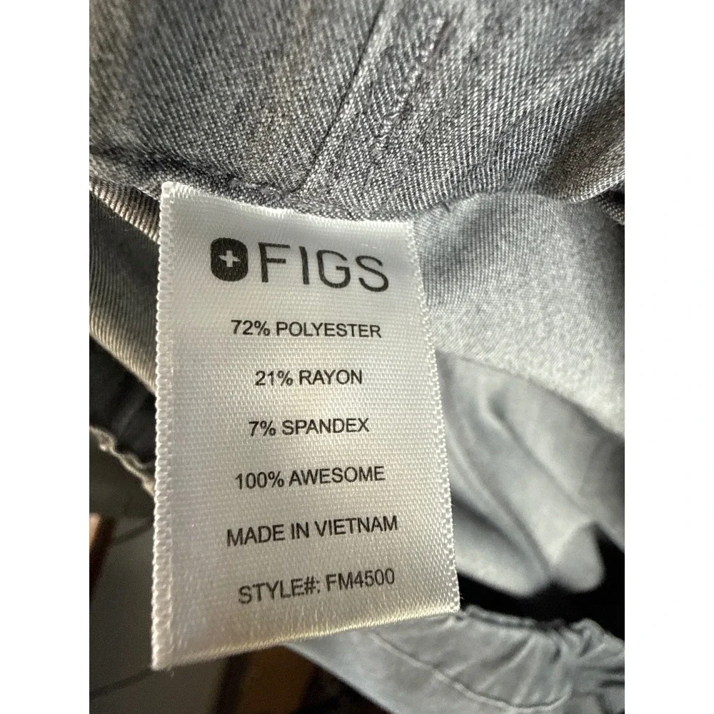 2X FIGS Technical Collection Pisco Basic Graphite Scrub Pants Mens Size L FM4500